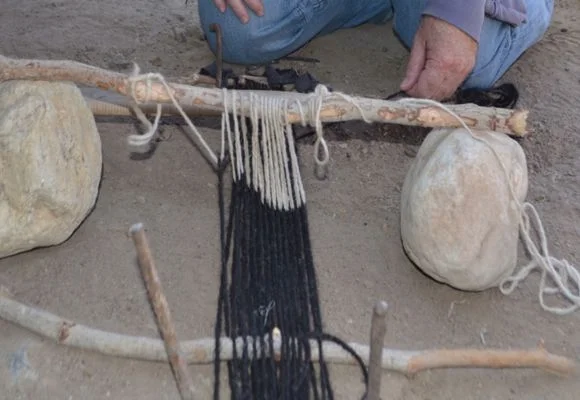 Weaving goat-haired tents